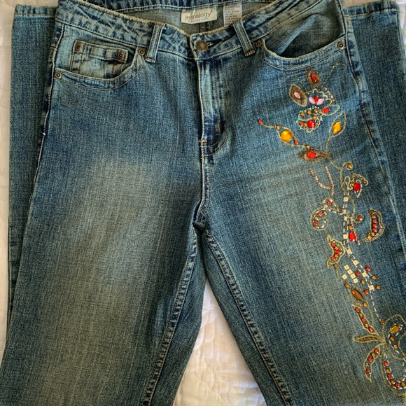 Embellished Bootcut Jeans - Picture 5 of 9